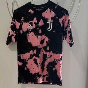 Adidas Youth Black and Pink Juventus Jersey